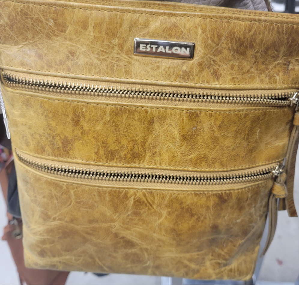 Leather crossbody