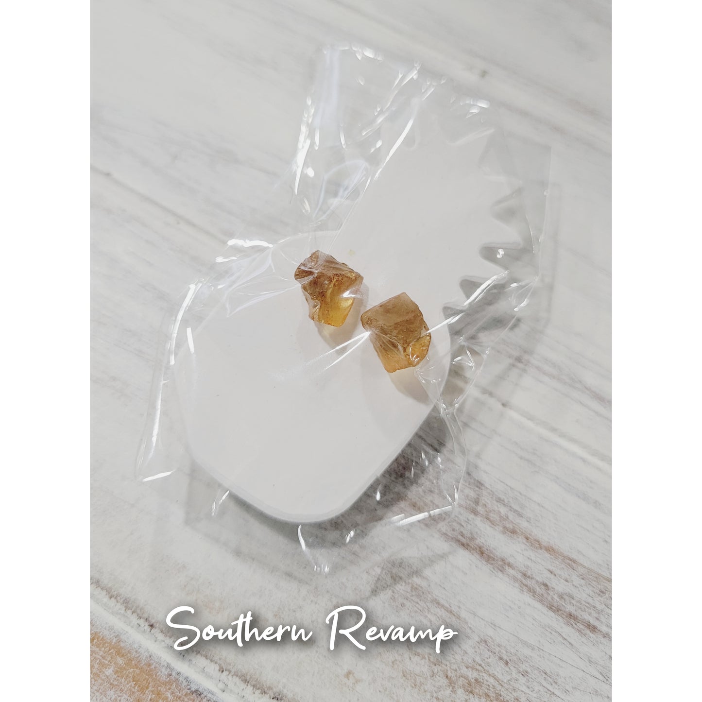 Sea glass earring studs